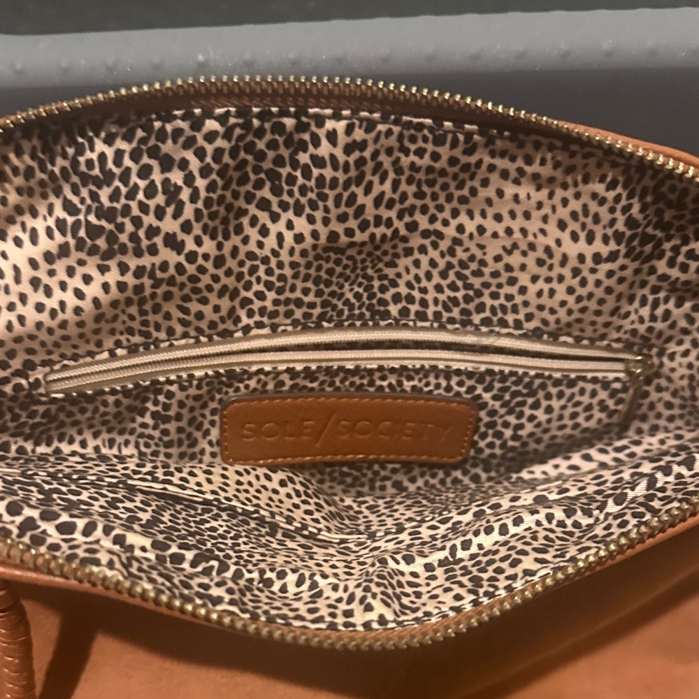 Sole Society Brown Tote Bag